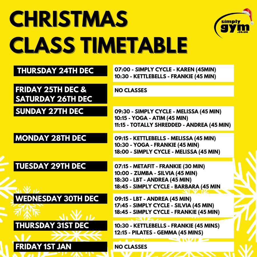 _CLASS TIMETABLE KETTERING (3) Simply Gym _CLASS TIMETABLE KETTERING (3) Simply Gym